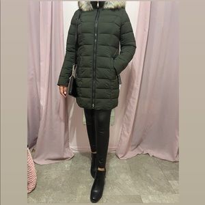 Brand new winter coat green army